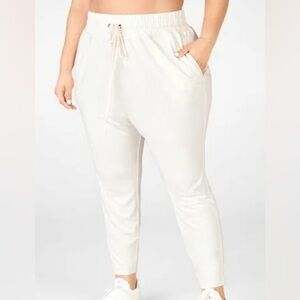 Fabletics White Joggers